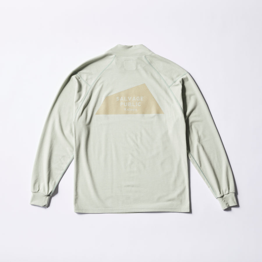 HONU MOCKNECK L/S(BRAND STAMP)