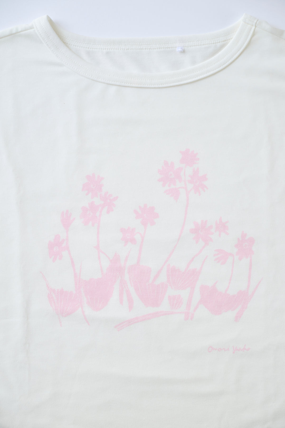［かわり芽］花ごよみTシャツ ハクサンコザクラ