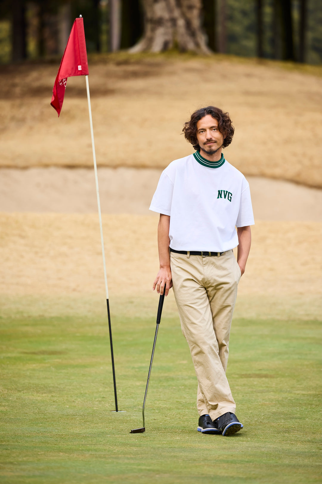 ［NEW VINTAGE GOLF］コースモックネックシャツ 別注カラー