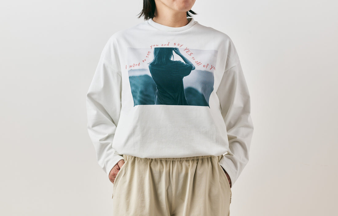 ［かわり芽］山旅写真 ロングスリーブＴシャツ ～フォトグラファーコラボデザイン～