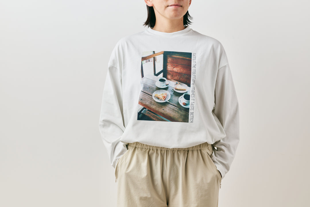［かわり芽］山旅写真 ロングスリーブＴシャツ ～フォトグラファーコラボデザイン～