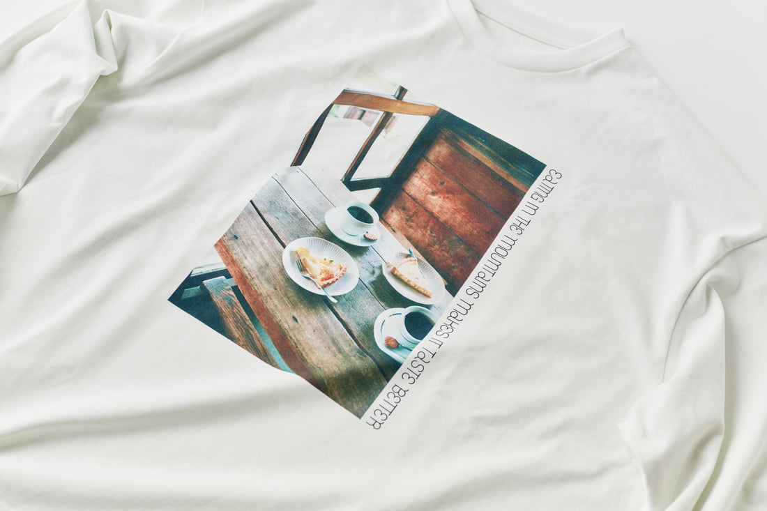 ［かわり芽］山旅写真 ロングスリーブＴシャツ ～フォトグラファーコラボデザイン～