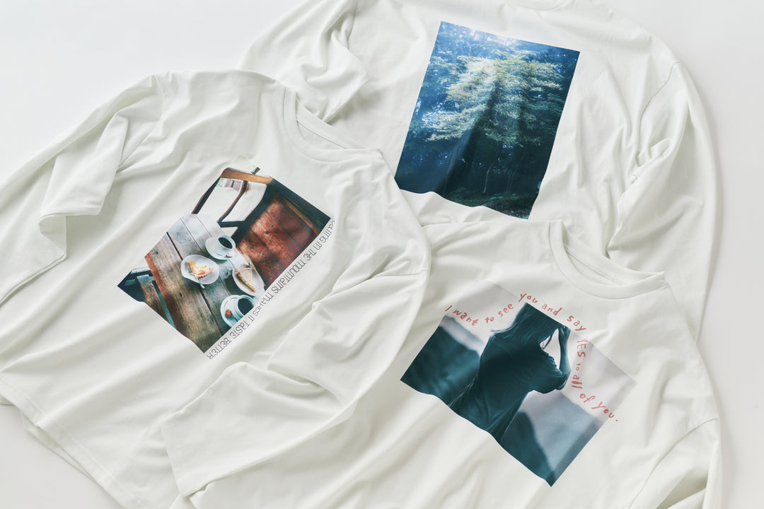 ［かわり芽］山旅写真 ロングスリーブＴシャツ ～フォトグラファーコラボデザイン～