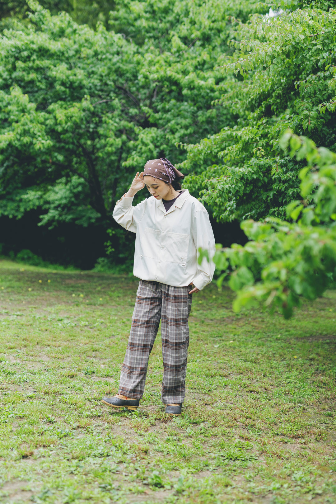 ［かわり芽］HIKE＆CAMP ゆるりふらりシャツ