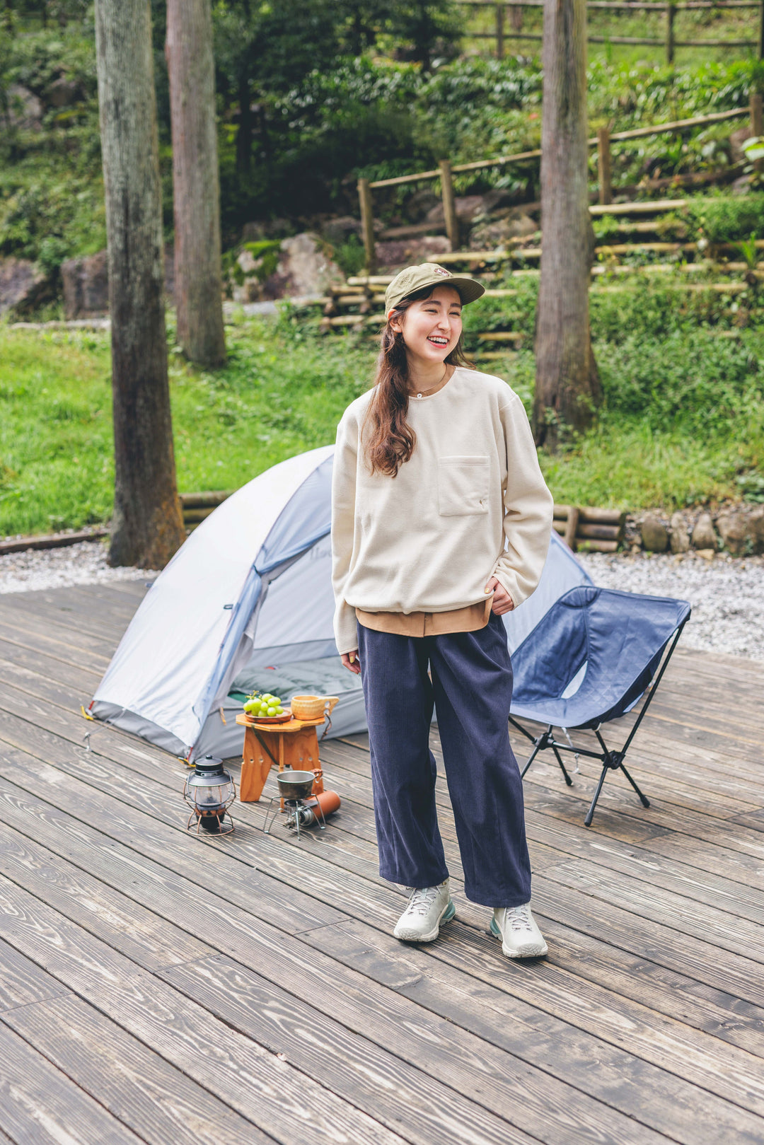 ［かわり芽］HIKE＆CAMP のんびりふわりフリース
