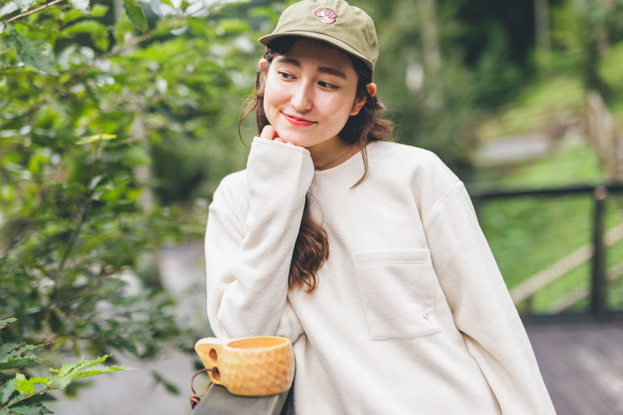［かわり芽］HIKE＆CAMP のんびりふわりフリース