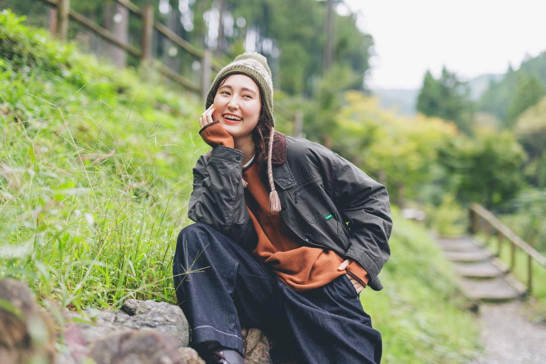 ［かわり芽］HIKE＆CAMP のんびりふわりフリース