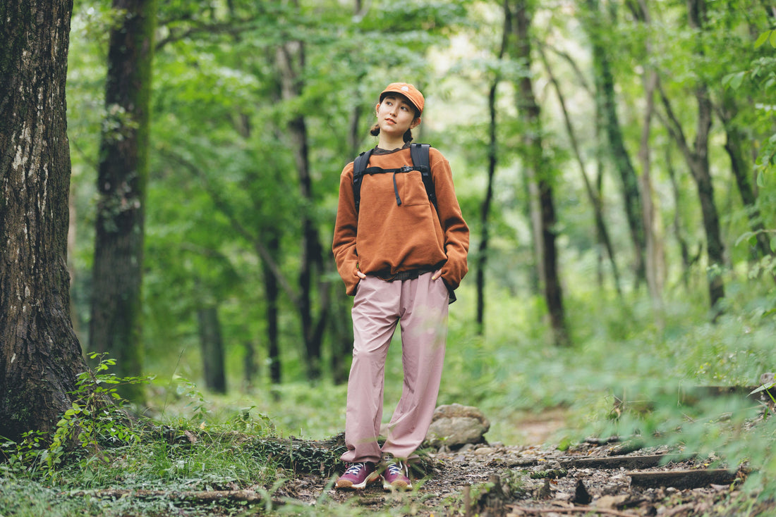 ［かわり芽］HIKE＆CAMP のんびりふわりフリース