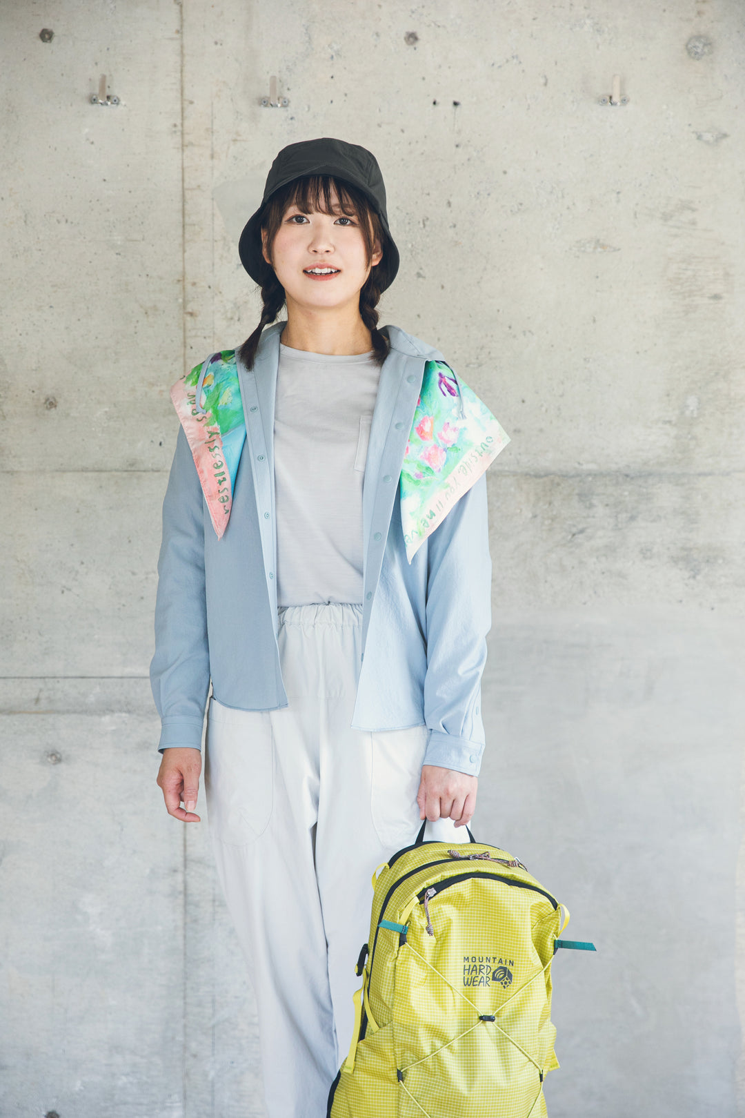 ［ランドネ×田中マリナ］野の花まとう風呂敷ー包んで、敷いて―