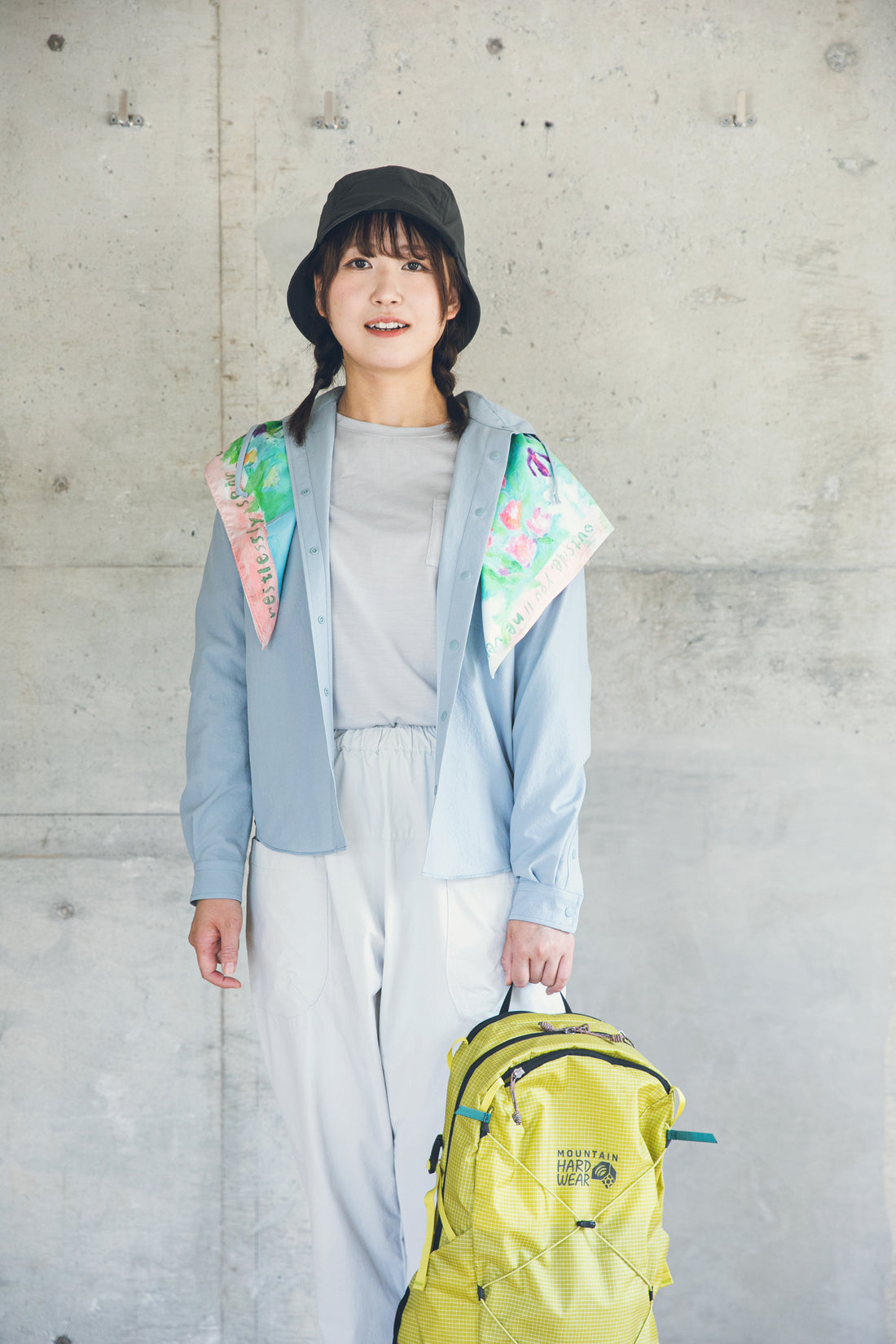 ［ランドネ×田中マリナ］野の花まとう風呂敷ー包んで、敷いて―