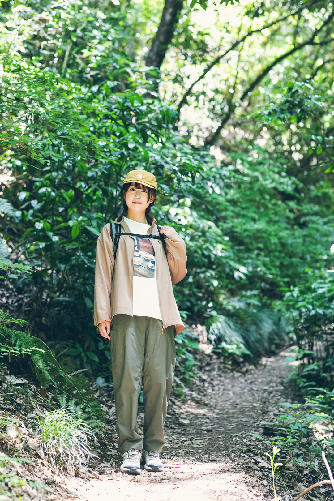 ［ランドネ×ハロ コモディティ］山小屋キャップ　金峰山小屋のシャクナゲ