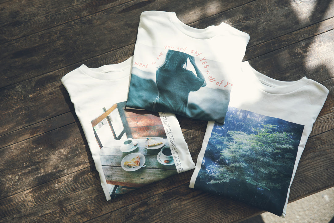 ［かわり芽］山旅写真 ロングスリーブＴシャツ ～フォトグラファーコラボデザイン～