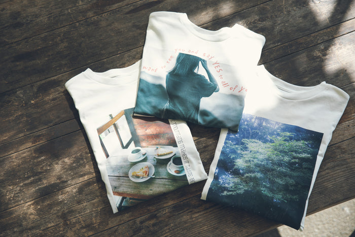 ［かわり芽］山旅写真 ロングスリーブＴシャツ ～フォトグラファーコラボデザイン～