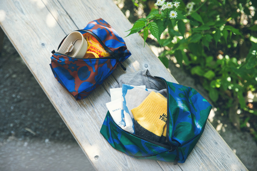 ［かわり芽×YURI MIYATA」POUCH S／ Deep Forest