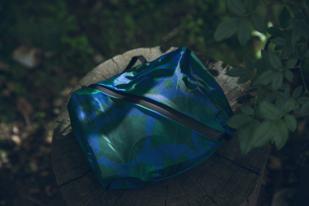 ［かわり芽×YURI MIYATA」POUCH M／ Deep Forest