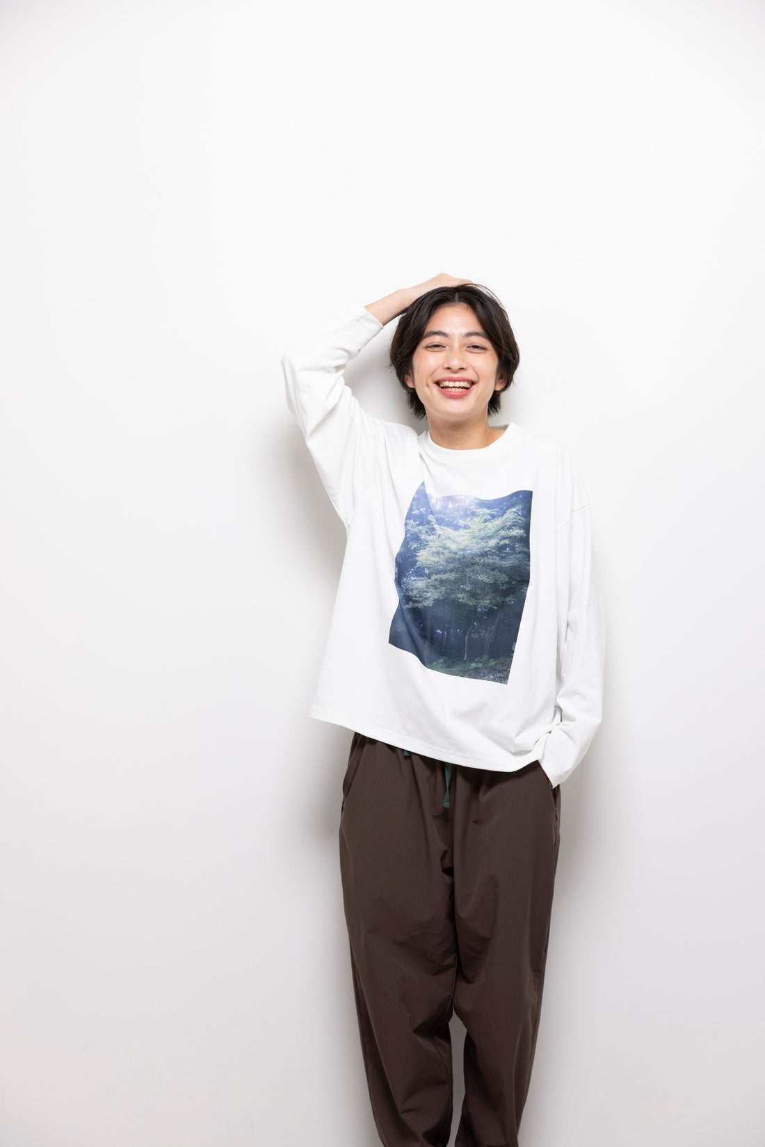 ［かわり芽］山旅写真 ロングスリーブＴシャツ ～フォトグラファーコラボデザイン～