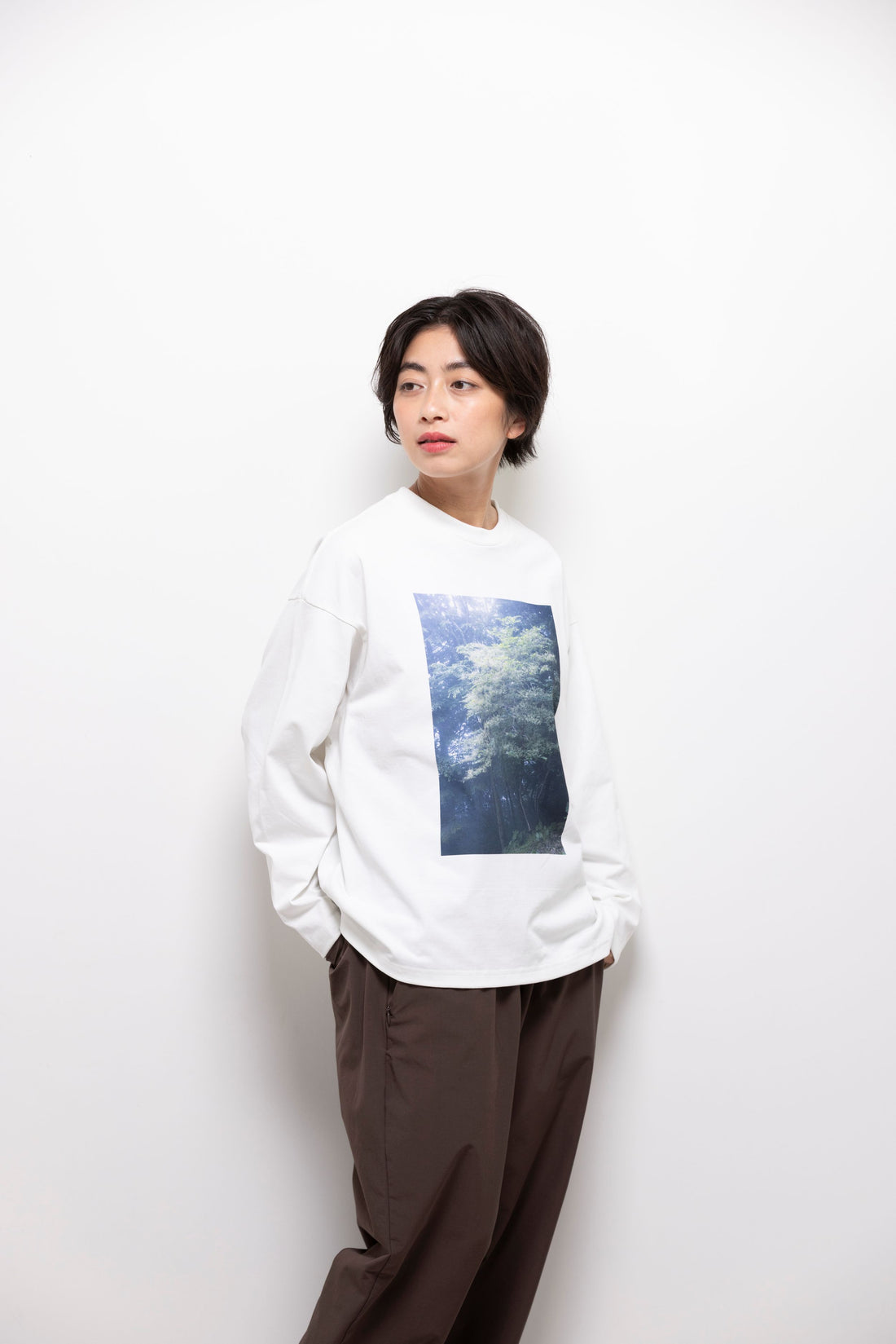 ［かわり芽］山旅写真 ロングスリーブＴシャツ ～フォトグラファーコラボデザイン～