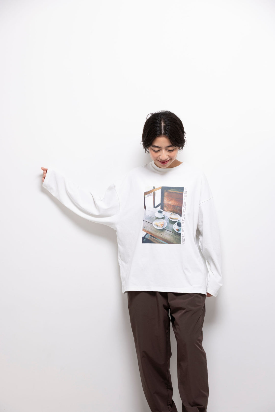 ［かわり芽］山旅写真 ロングスリーブＴシャツ ～フォトグラファーコラボデザイン～