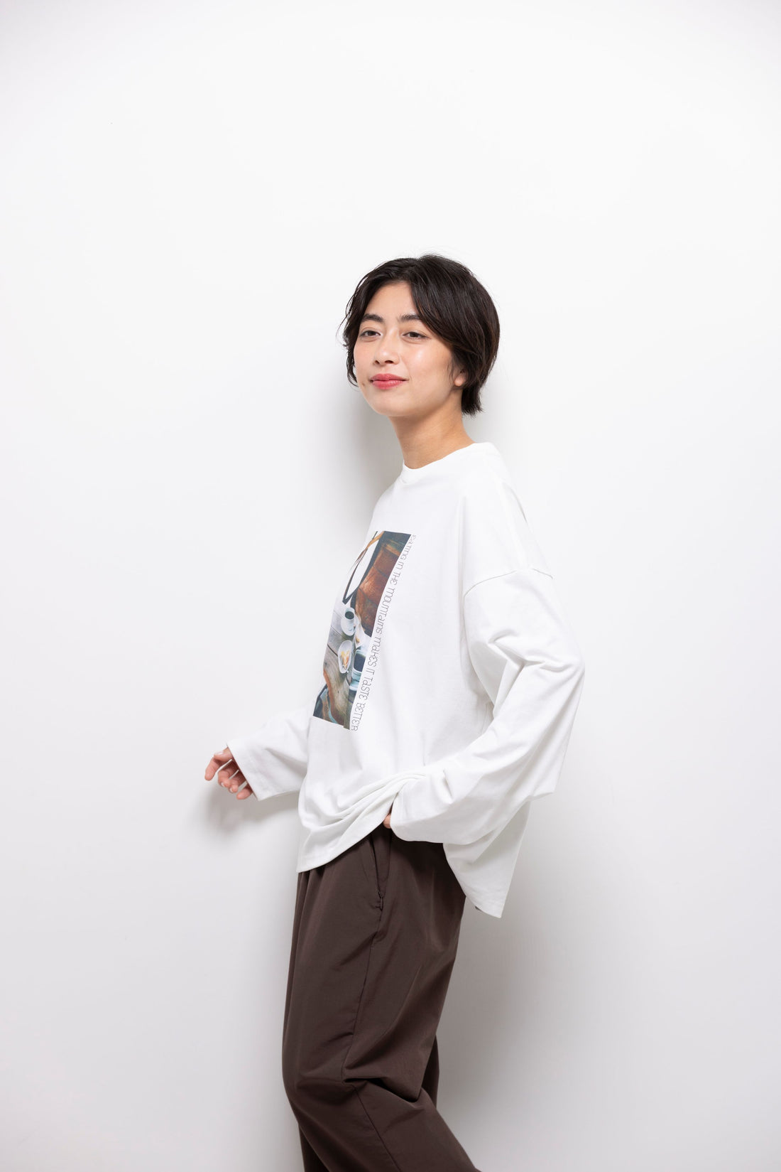 ［かわり芽］山旅写真 ロングスリーブＴシャツ ～フォトグラファーコラボデザイン～