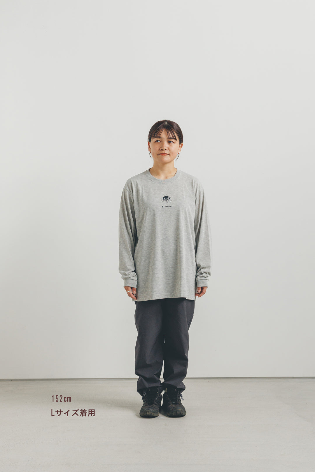 ［ランドネ×モンベル］胸に山トモTシャツ ムササビ