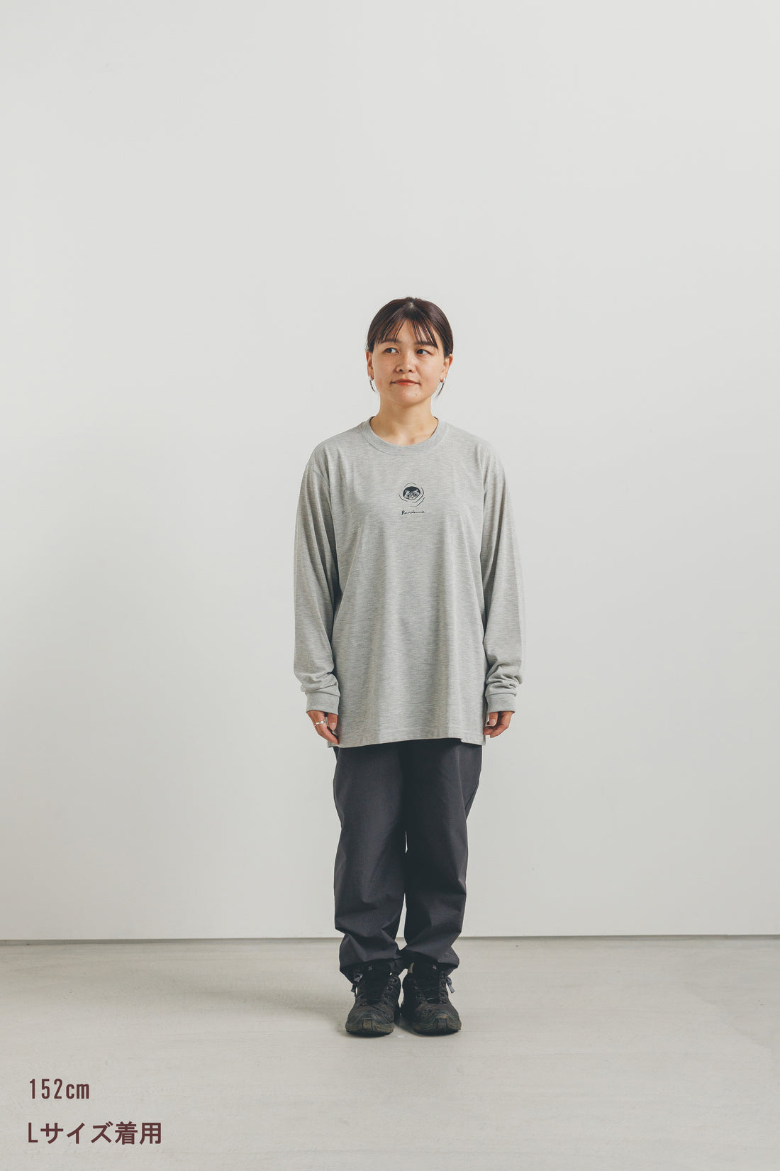 胸に山トモTシャツ（ムササビ）