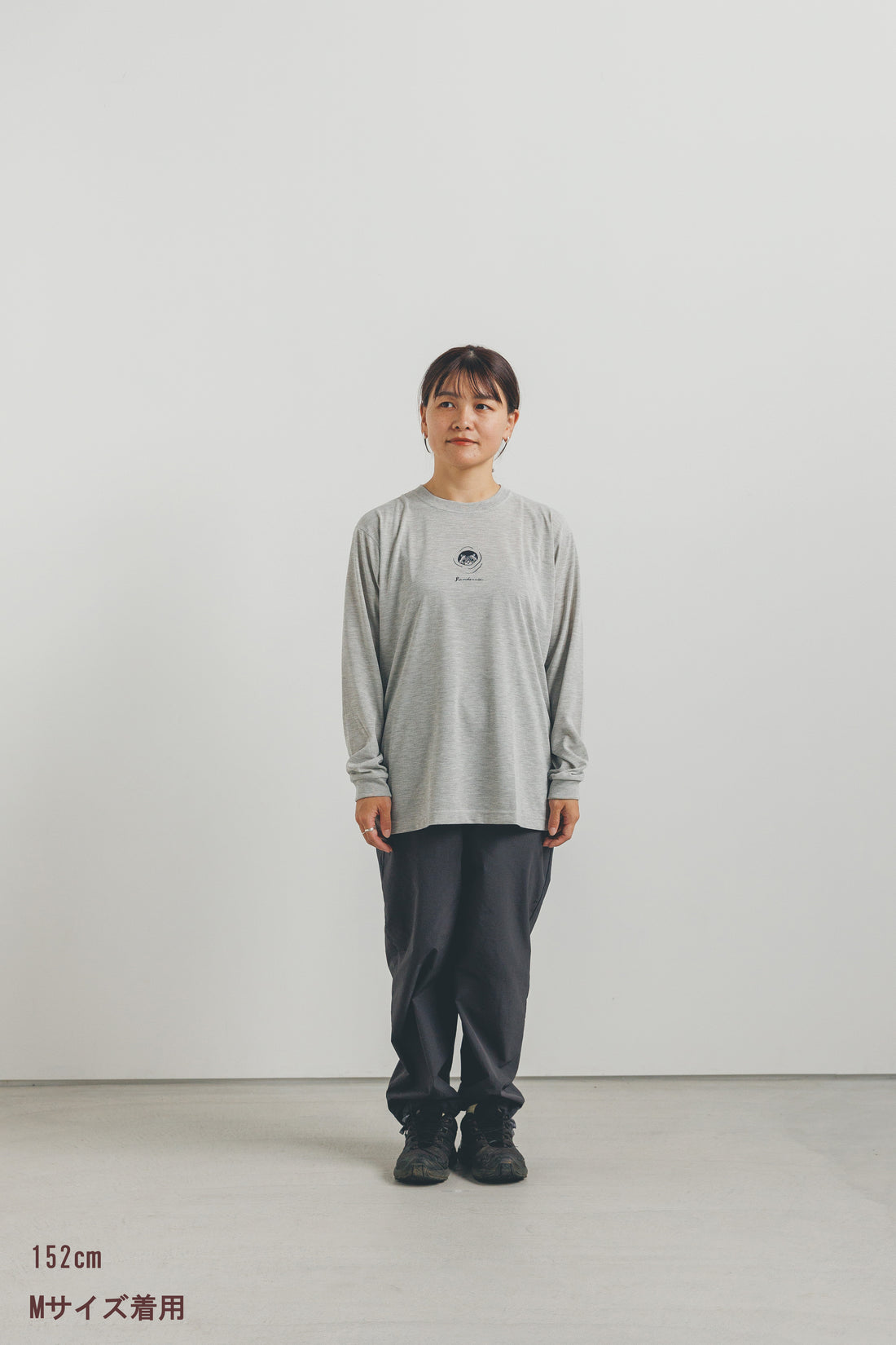 胸に山トモTシャツ（ムササビ）