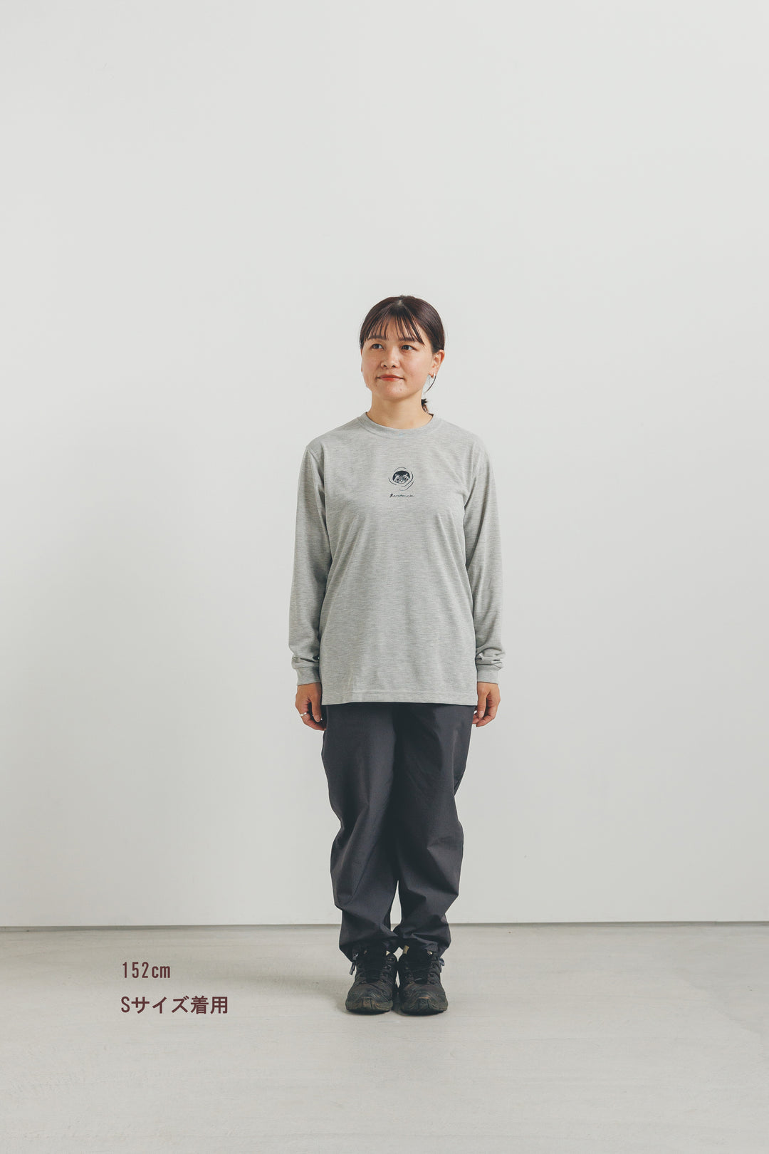 ［ランドネ×モンベル］胸に山トモTシャツ ムササビ