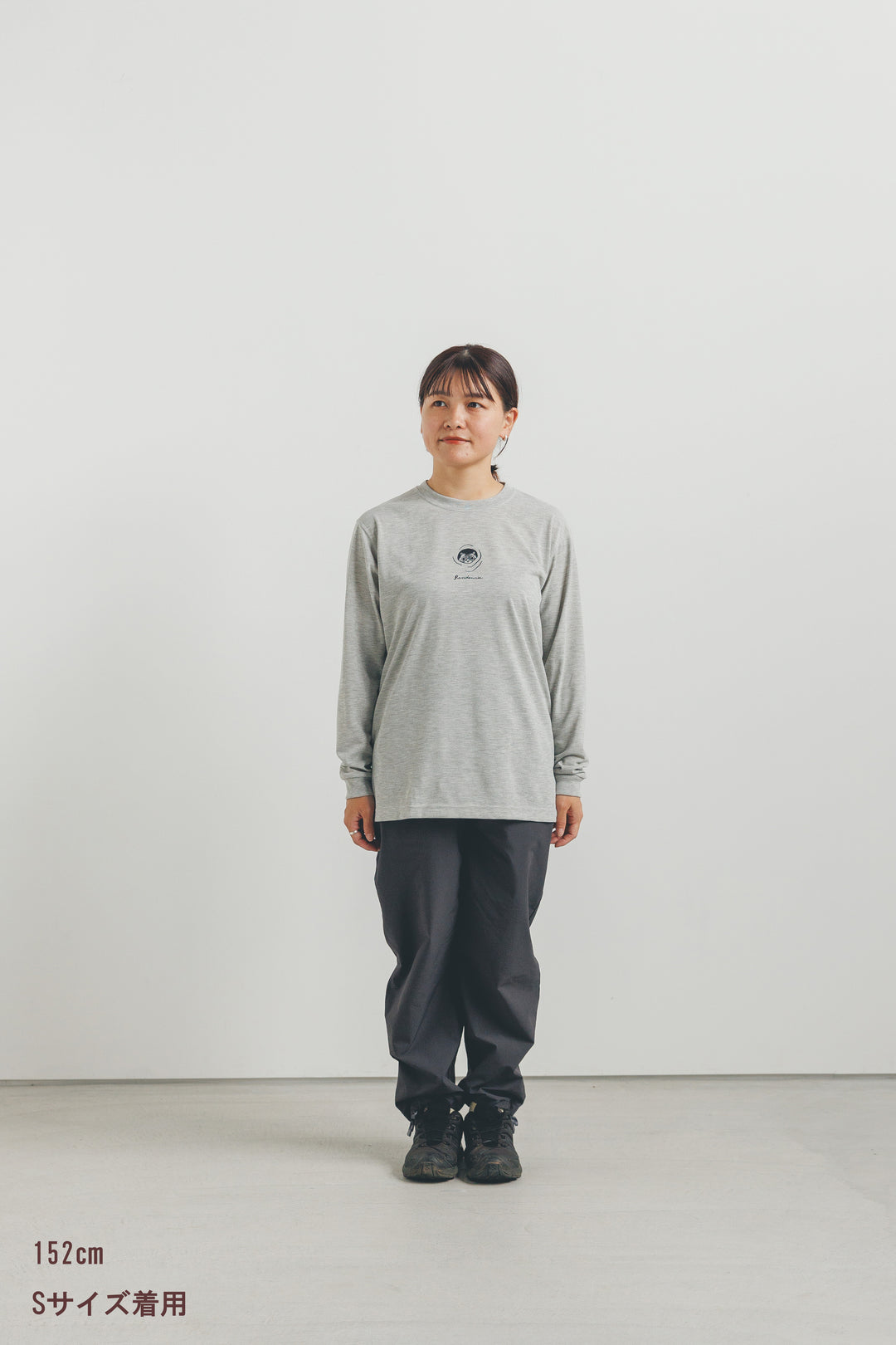 胸に山トモTシャツ（ムササビ）
