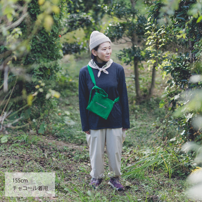 ［かわり芽］ゆったりウールハイネックTシャツ