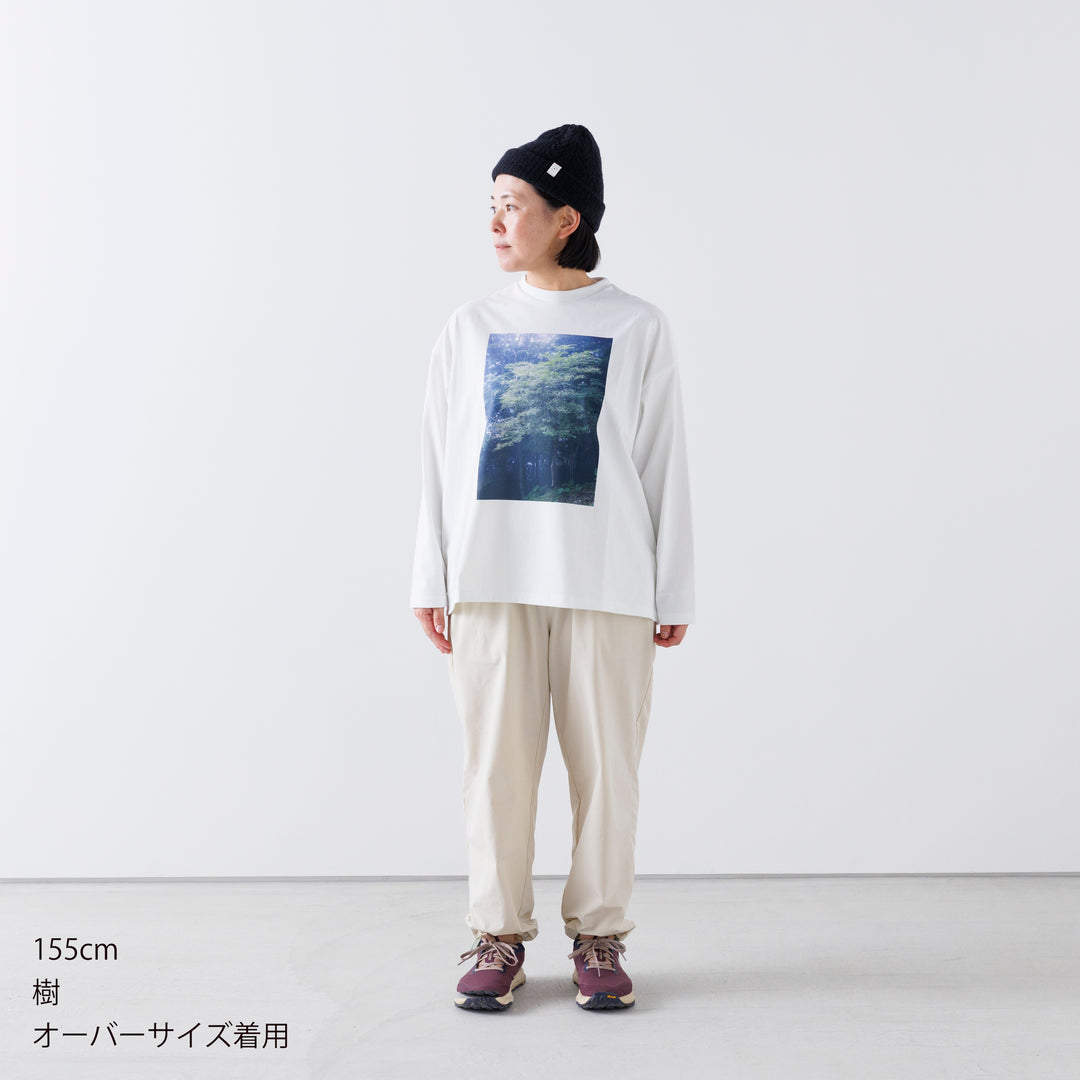 ［かわり芽］山旅写真 ロングスリーブＴシャツ ～フォトグラファーコラボデザイン～