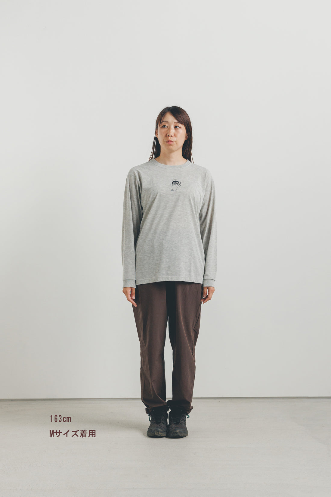 ［ランドネ×モンベル］胸に山トモTシャツ ムササビ