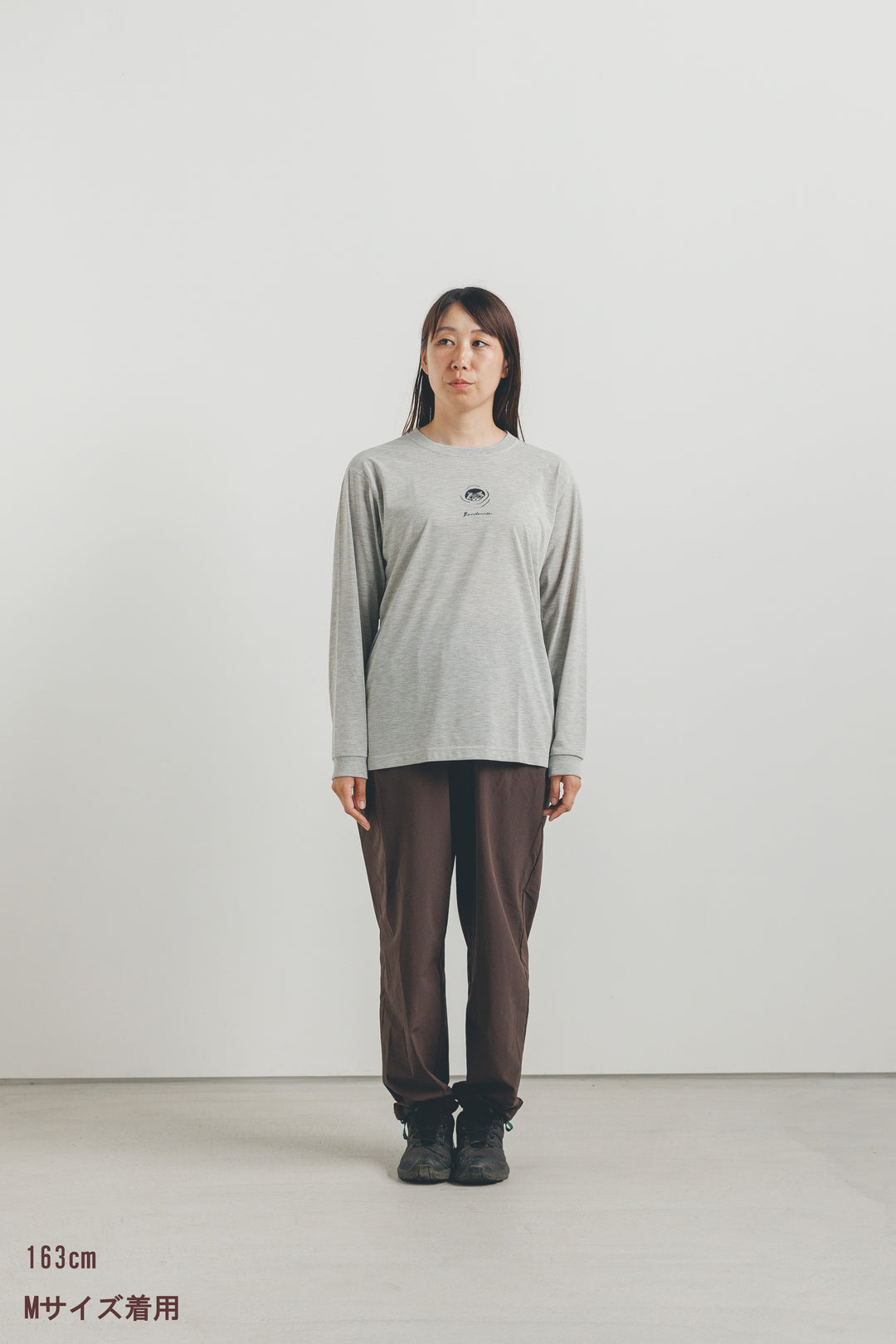 胸に山トモTシャツ（ムササビ）
