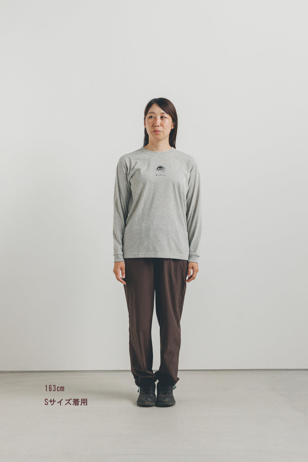 ［ランドネ×モンベル］胸に山トモTシャツ ムササビ