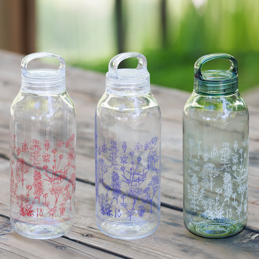 ［ランドネ×高山植物図鑑×KINTO］mountainflower vase 花図鑑のウォーターボトル