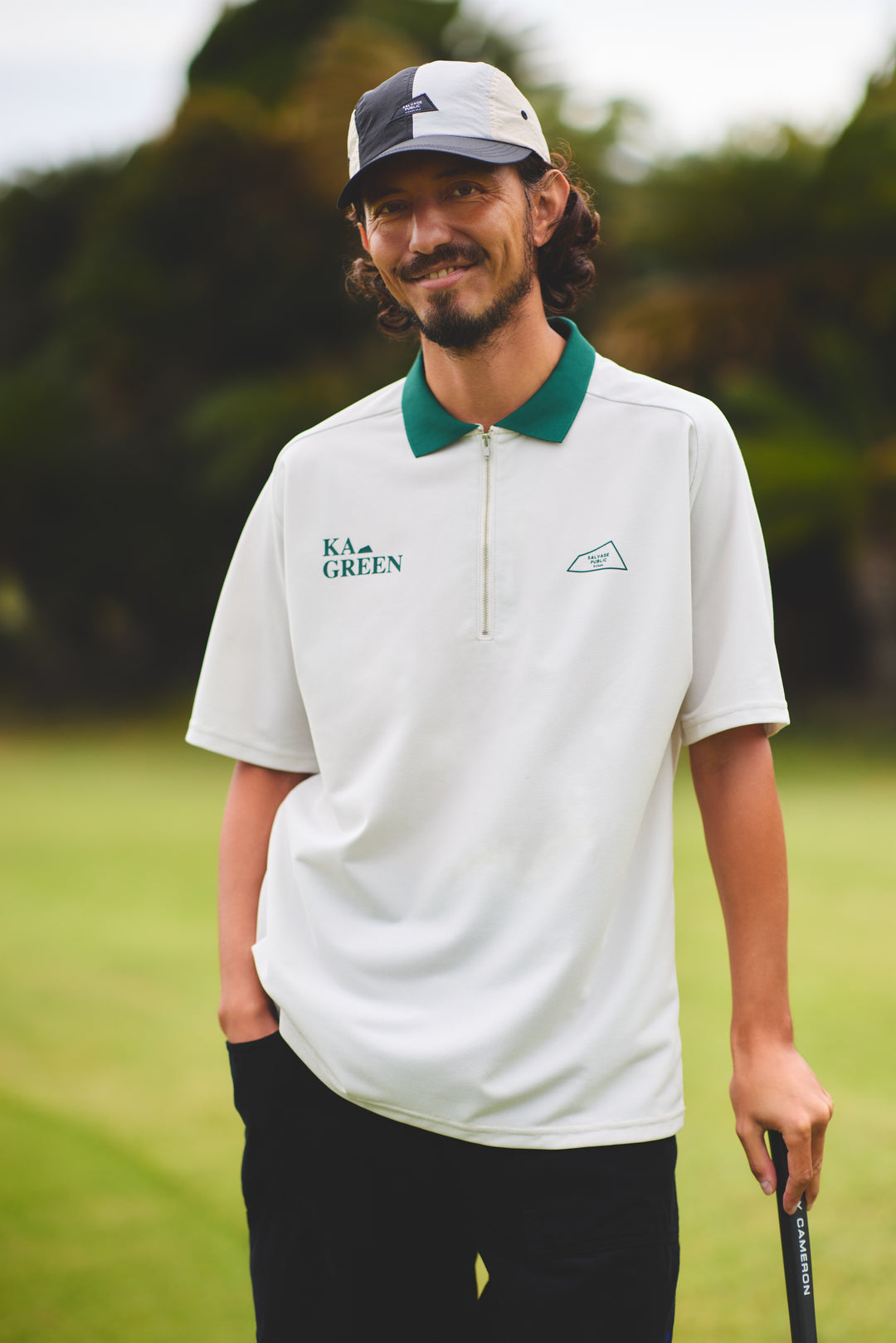 MALAMA PIQUE ZIP POLO S/S(NEVERUP)