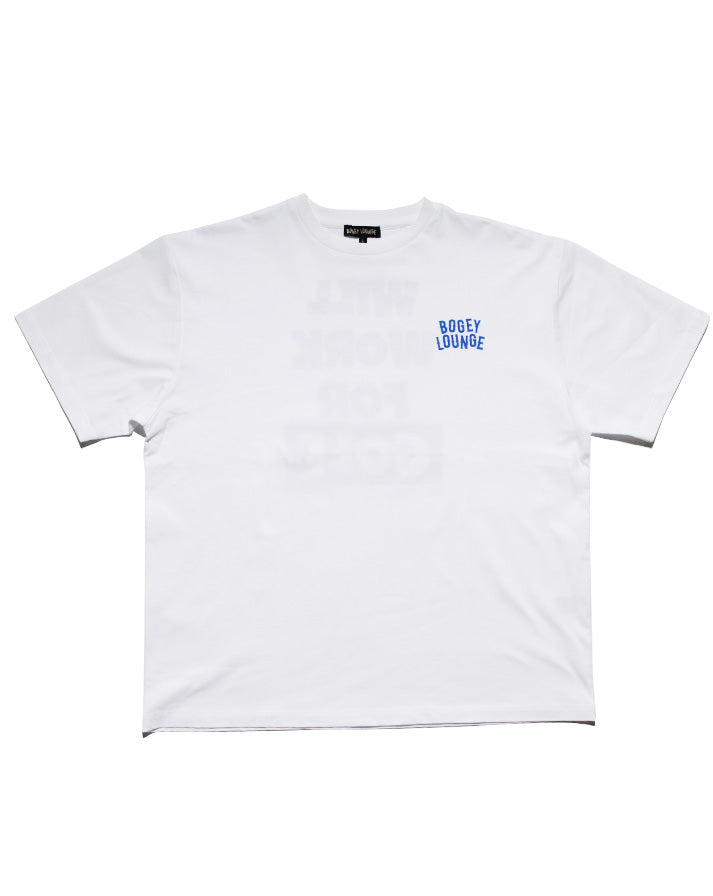 ［BOGEY LOUNGE］ コットンプリントTシャツ