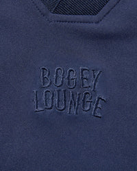［BOGEY LOUNGE］ リブ衿スキッパーシャツ
