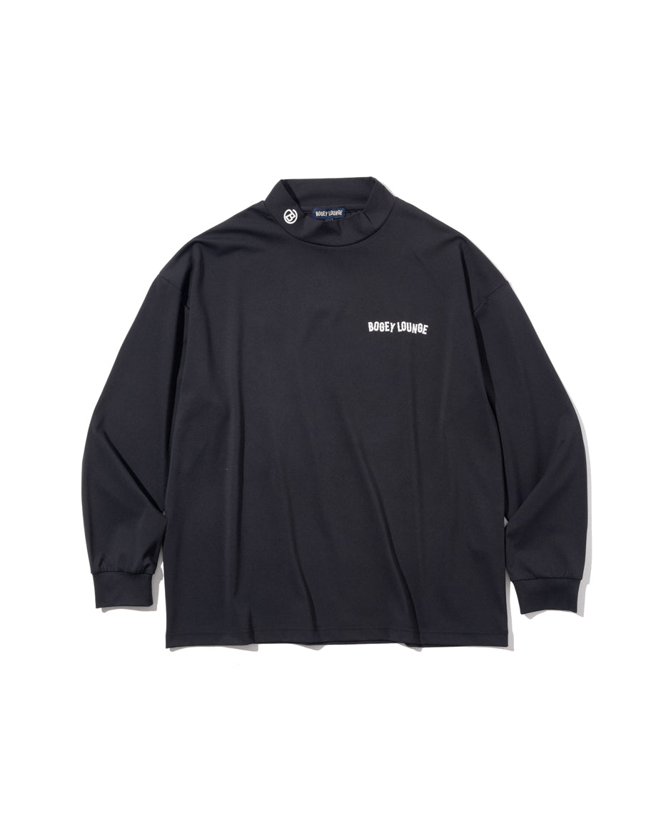 ［BOGEY LOUNGE］ モックネック長袖トップス（スイング）