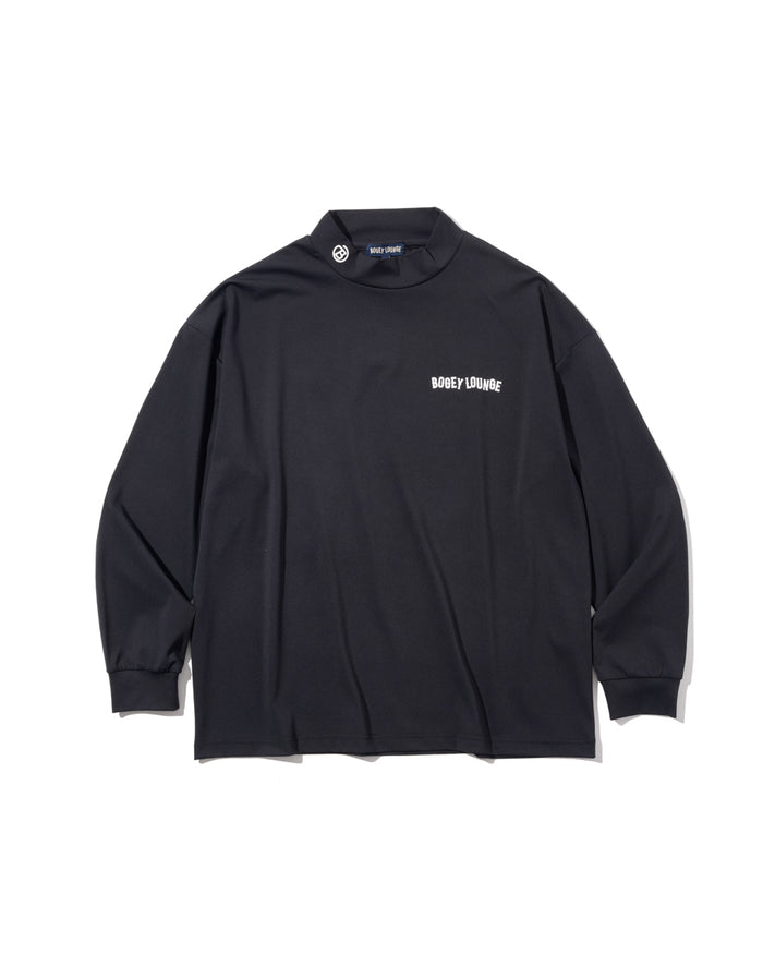 ［BOGEY LOUNGE］ モックネック長袖トップス（スイング）