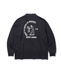 ［BOGEY LOUNGE］ モックネック長袖トップス（スイング）