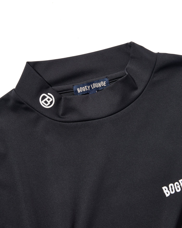 ［BOGEY LOUNGE］ モックネック長袖トップス（スイング）