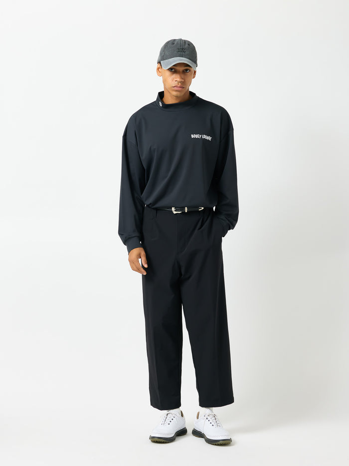 ［BOGEY LOUNGE］ モックネック長袖トップス（スイング）