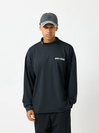 ［BOGEY LOUNGE］ モックネック長袖トップス（スイング）