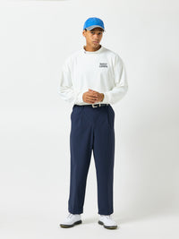 ［BOGEY LOUNGE］ モックネック長袖トップス（ペリカン）