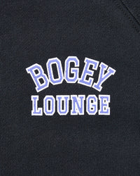 ［BOGEY LOUNGE］ モックネック長袖トップス（文字プリント）