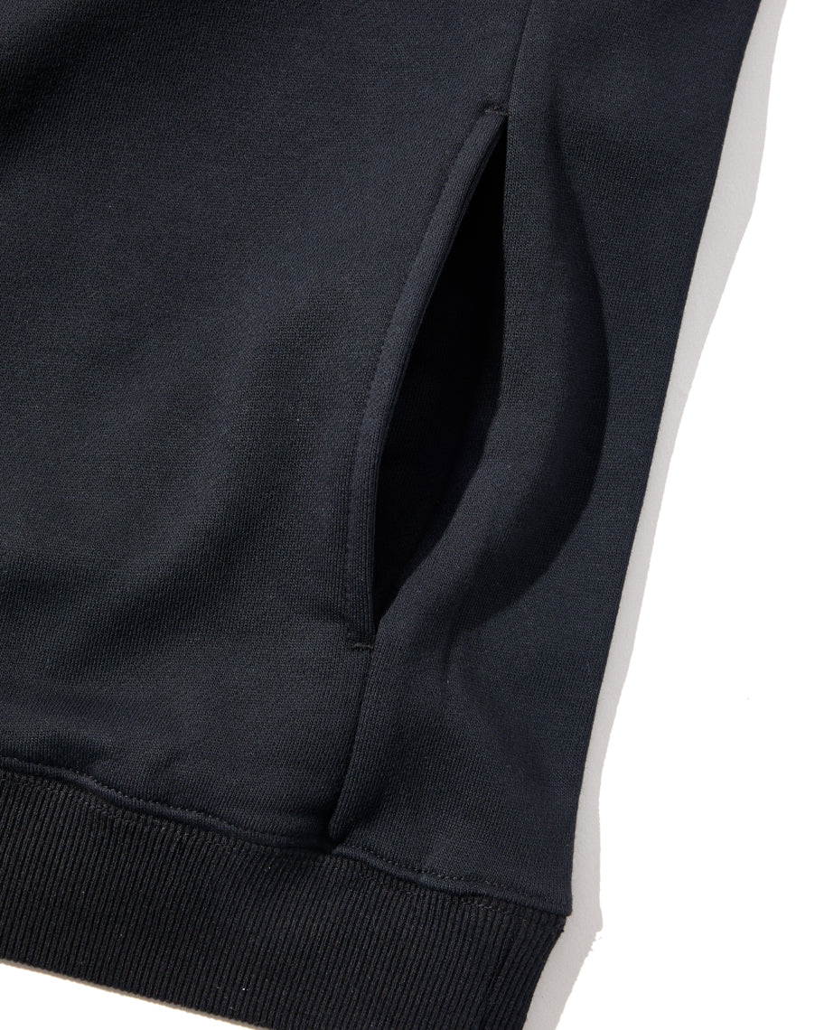 ［BOGEY LOUNGE］ モックネック長袖トップス（文字プリント）