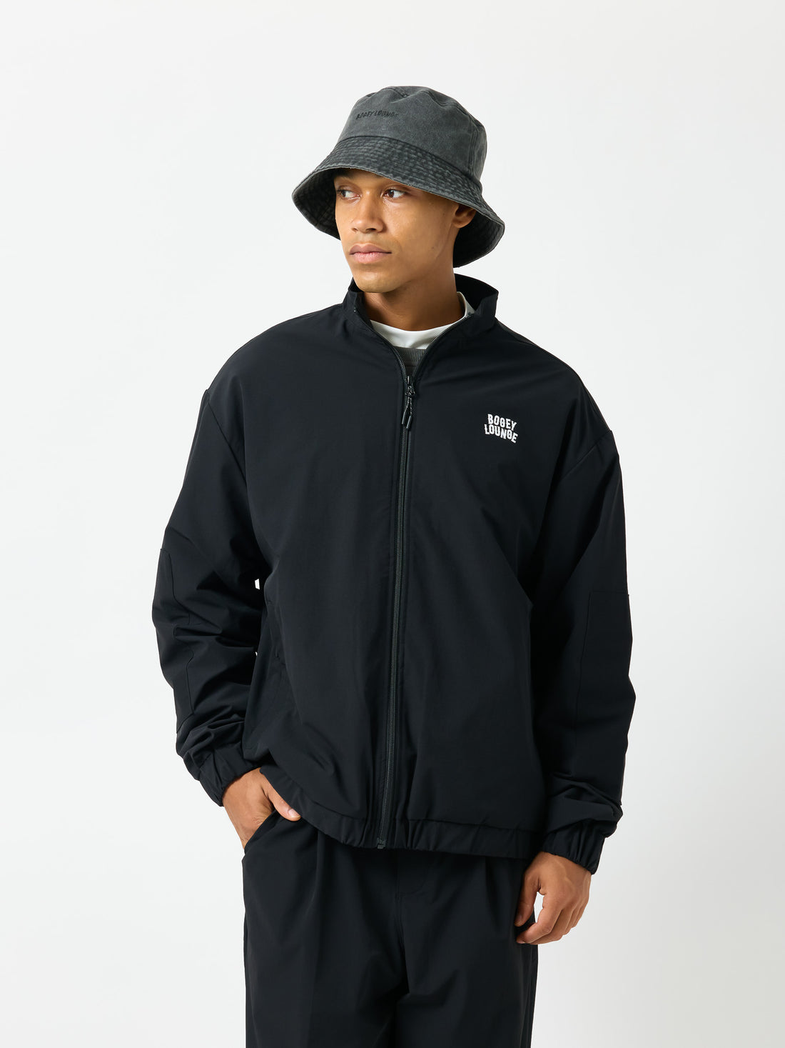 ［BOGEY LOUNGE］ 布帛ブルゾン