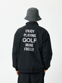 ［BOGEY LOUNGE］ 布帛ブルゾン