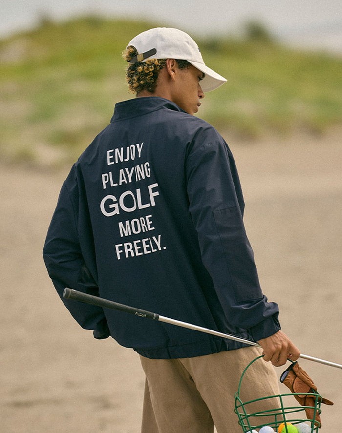 ［BOGEY LOUNGE］ 布帛ブルゾン