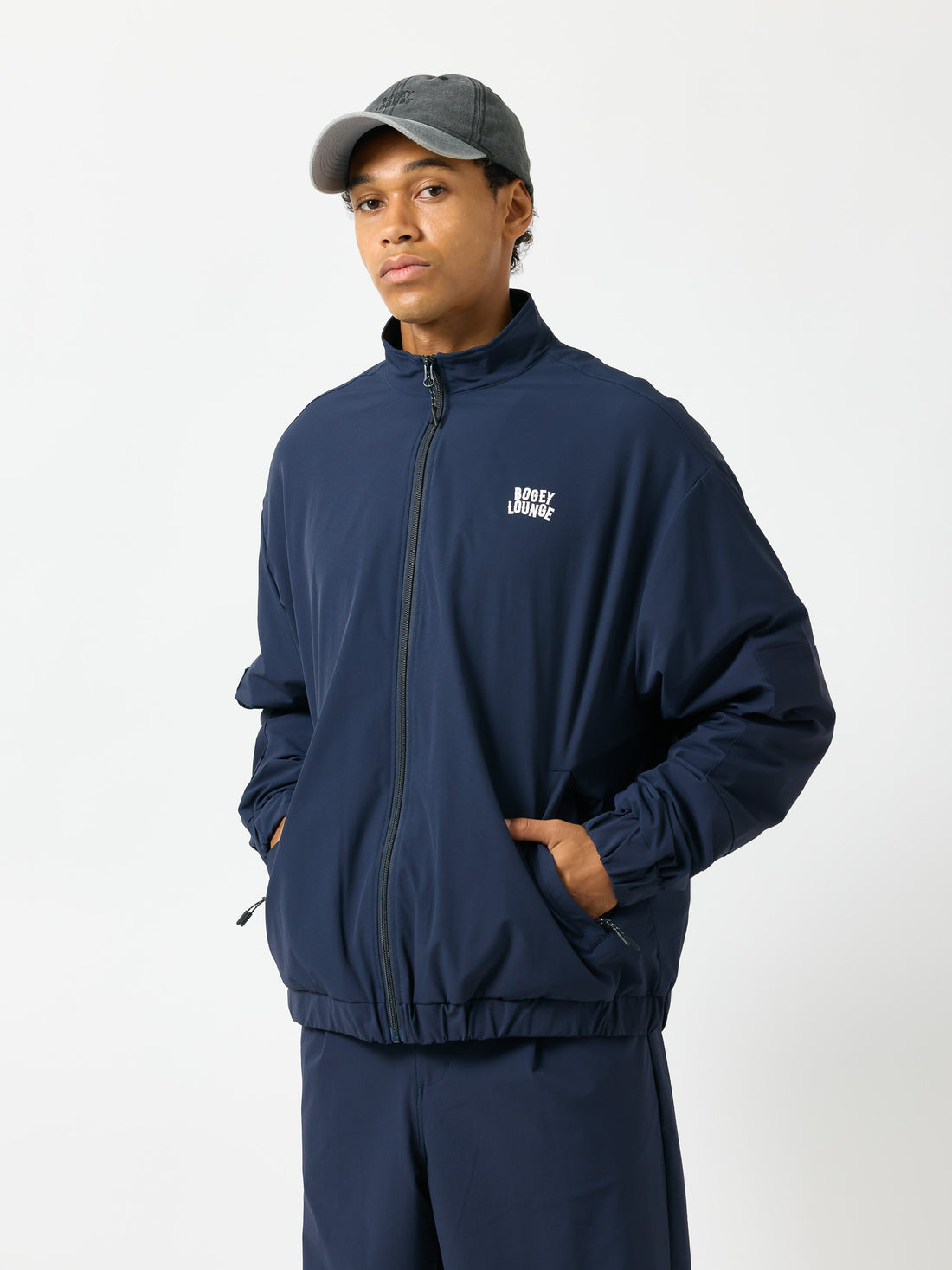 ［BOGEY LOUNGE］ 布帛ブルゾン